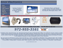 Tablet Screenshot of amnielectronics.com